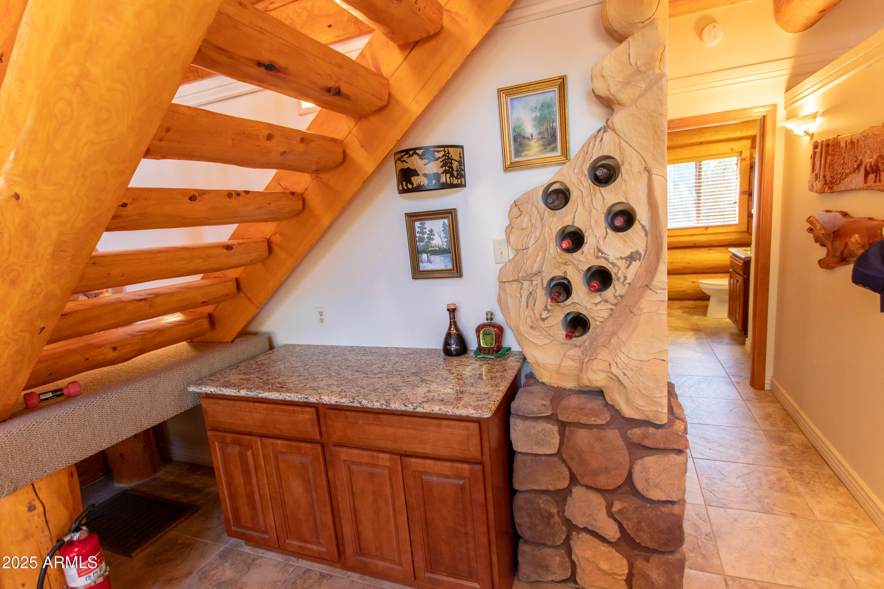 6168 Hidden Pines Loop Pine, AZ 85544 - Photo 22 of 77 a view of entryway and hall with wooden floor