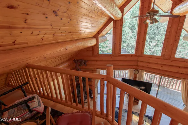 a view of a house with a deck