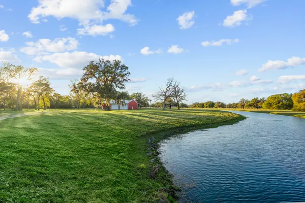 a view of a golf course
