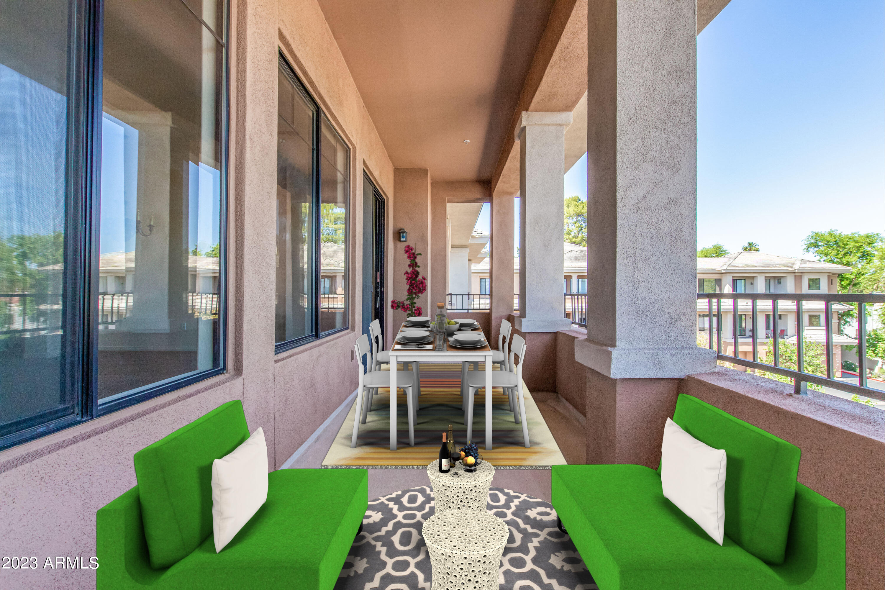 2989 North 44th Street, Unit 3006 Phoenix, AZ 85018 - Photo 13 of 51 Virtually Staged Balcony