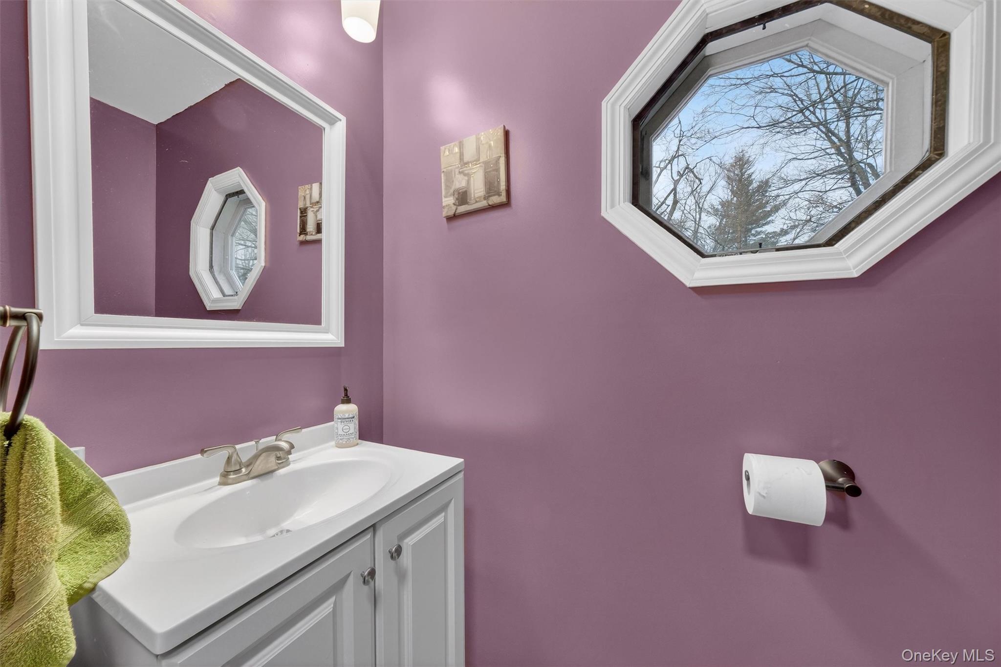 107 Marshall Road Salt Point, NY 12578 - Photo 13 of 26 a bathroom with a sink and a mirror