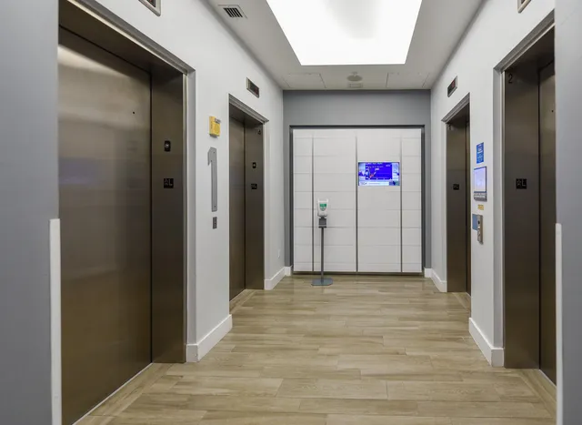 a view of an entryway door