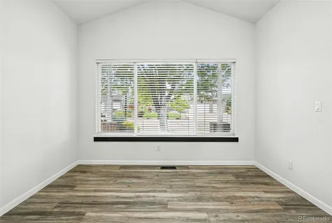 a view of a room with window