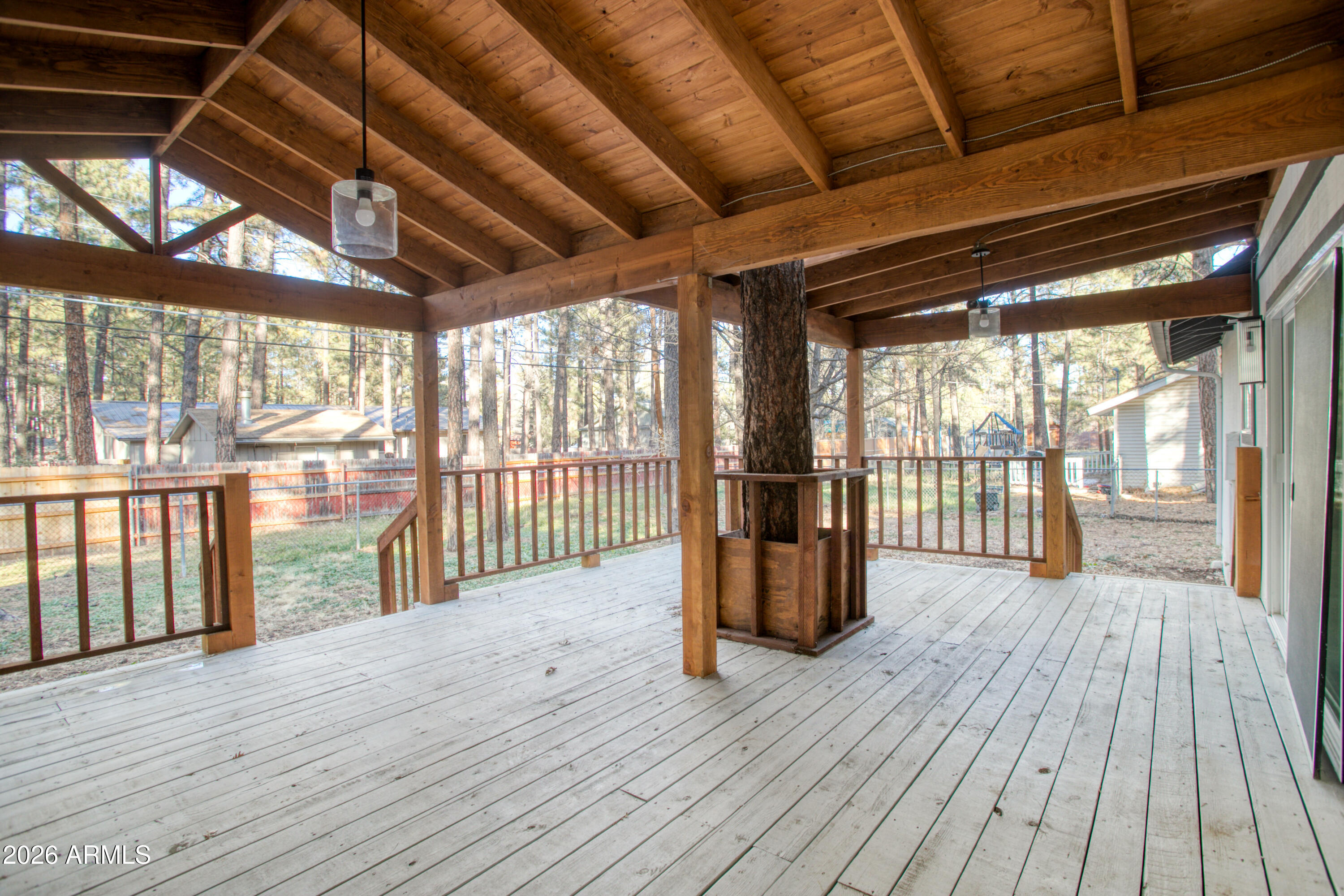 5298 Pine Dawn Road Lakeside, AZ 85929 - Photo 17 of 19 a view of hallway with wooden floor