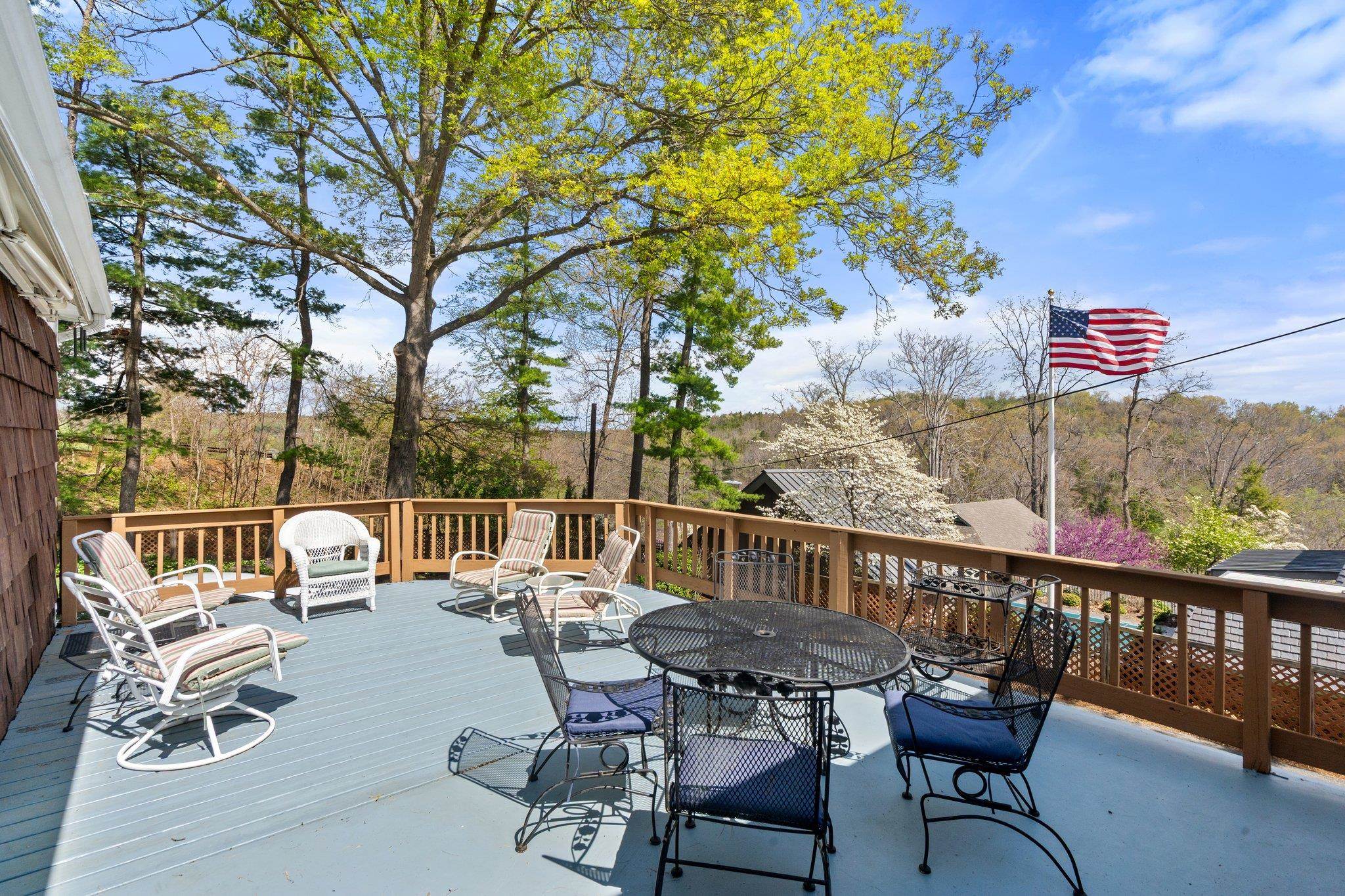 500 Wakefield Circle Staunton, VA 24401 - Photo 32 of 70 a view of a chairs and table in the balcony