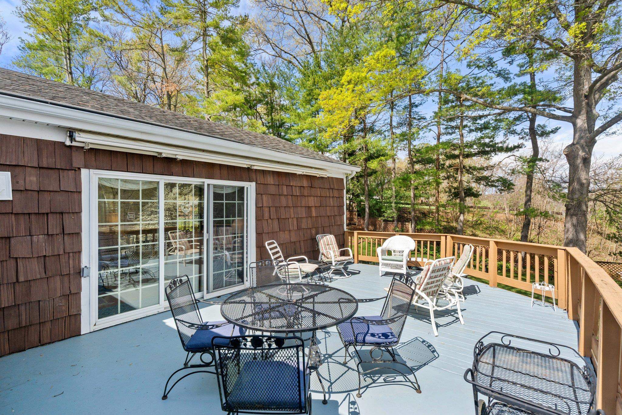 500 Wakefield Circle Staunton, VA 24401 - Photo 33 of 70 a view of a patio with a table and chairs