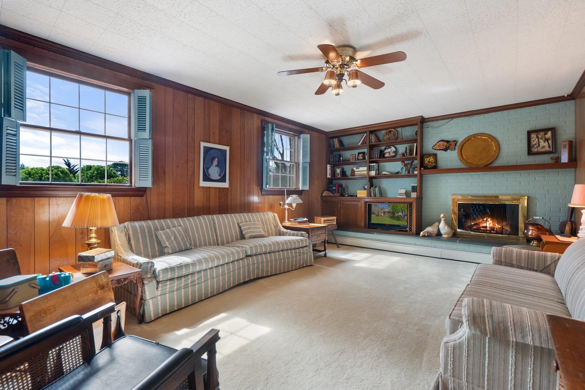 500 Wakefield Circle Staunton, VA 24401 - Photo 46 of 70 a living room with furniture and a fireplace