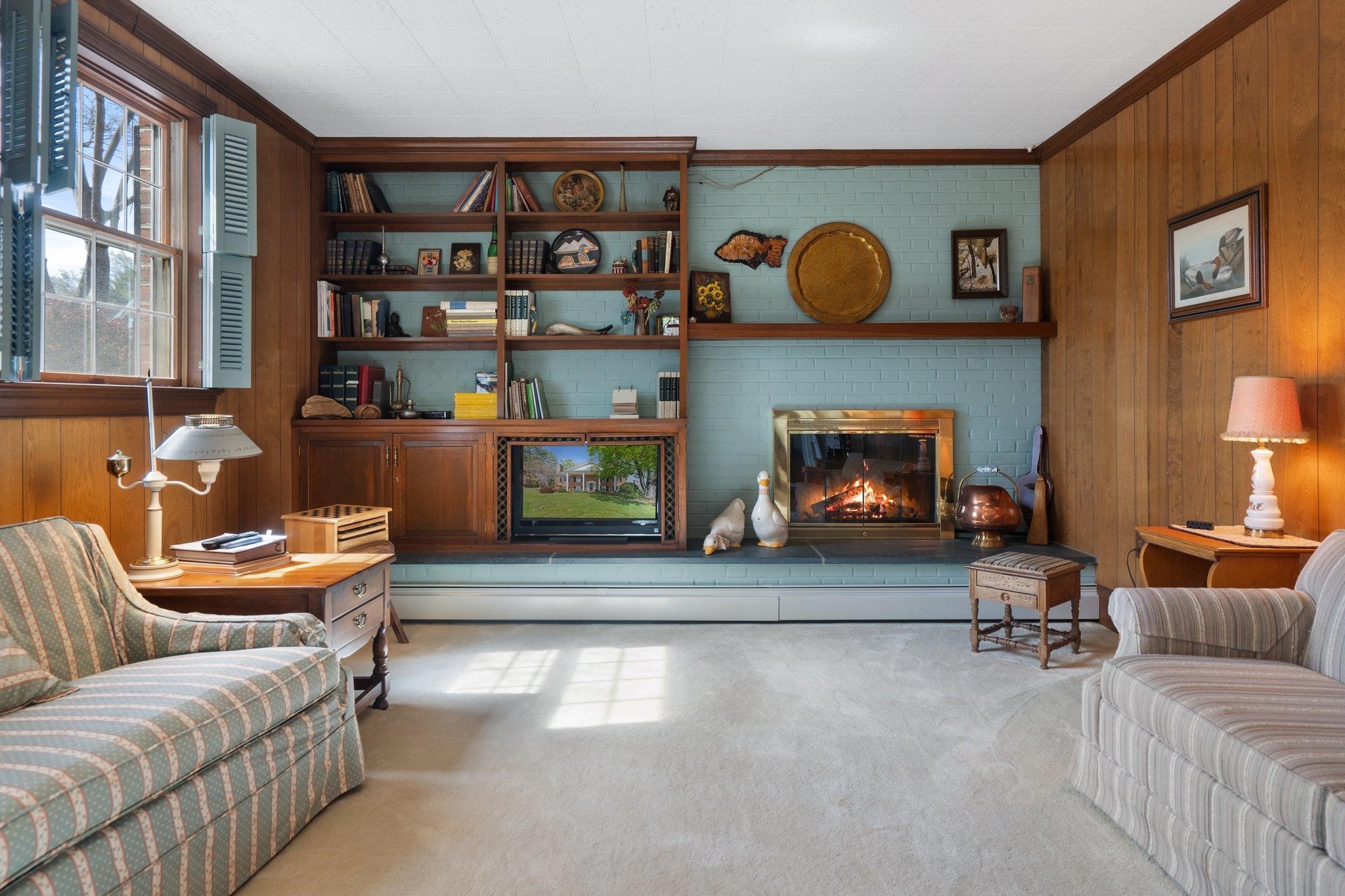 500 Wakefield Circle Staunton, VA 24401 - Photo 48 of 70 a living room with furniture and a fireplace