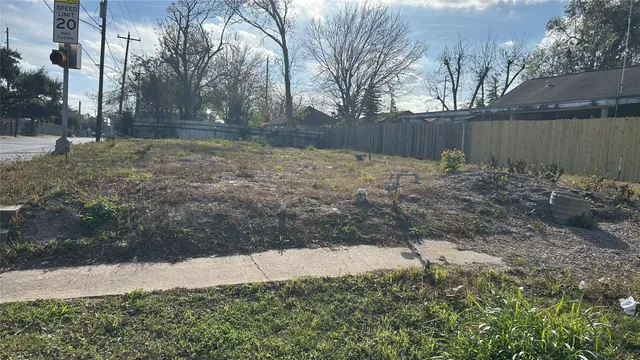 a view of wooden fence