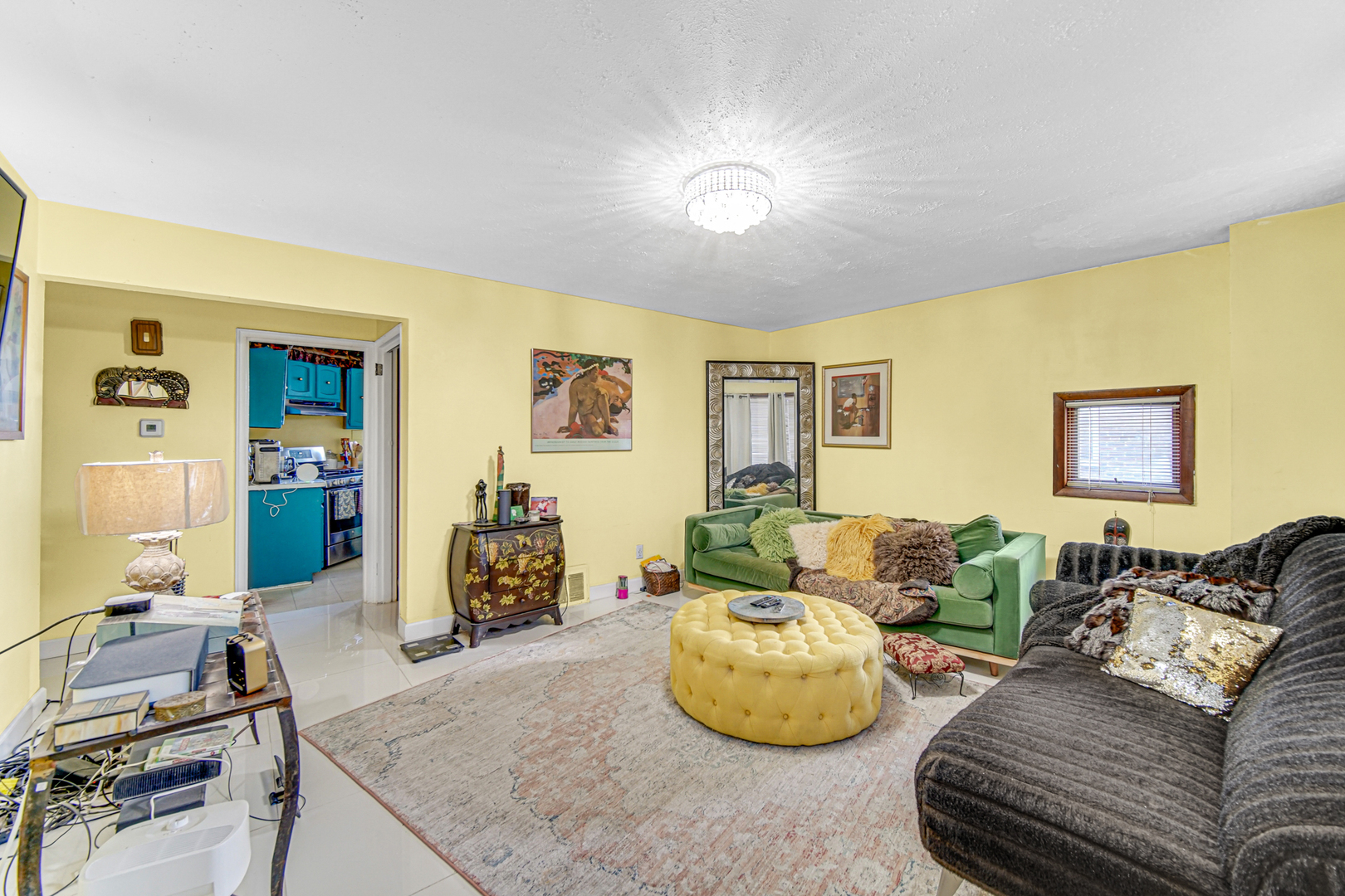 17423 Walter Street Lansing, IL 60438 - Photo 3 of 19 a living room with furniture and a wooden floor