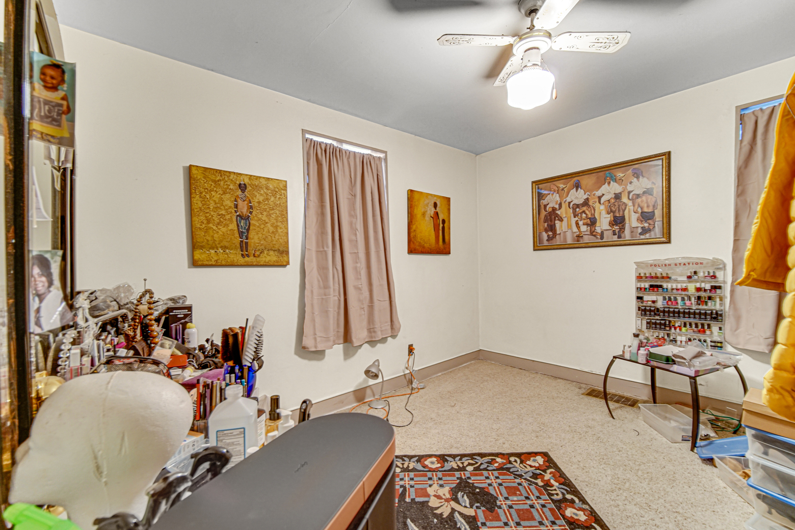 17423 Walter Street Lansing, IL 60438 - Photo 7 of 19 a bedroom with a bed and wooden floor