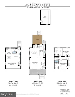 $699,900 | 2425 Perry Street Northeast, Washington, DC 20018