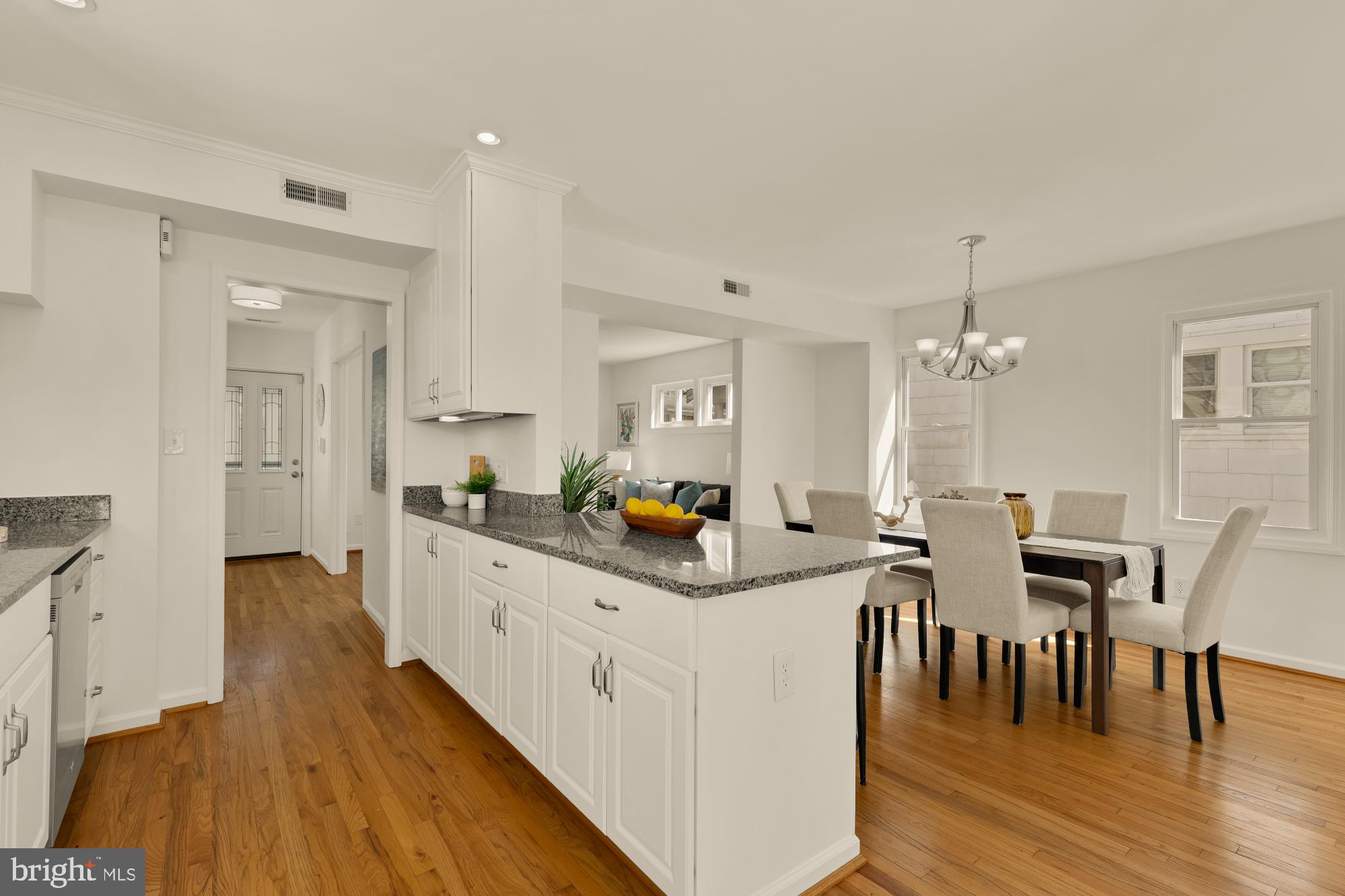 2425 Perry Street Northeast Washington, DC 20018 - Photo 13 of 43 a view of a kitchen and dining room