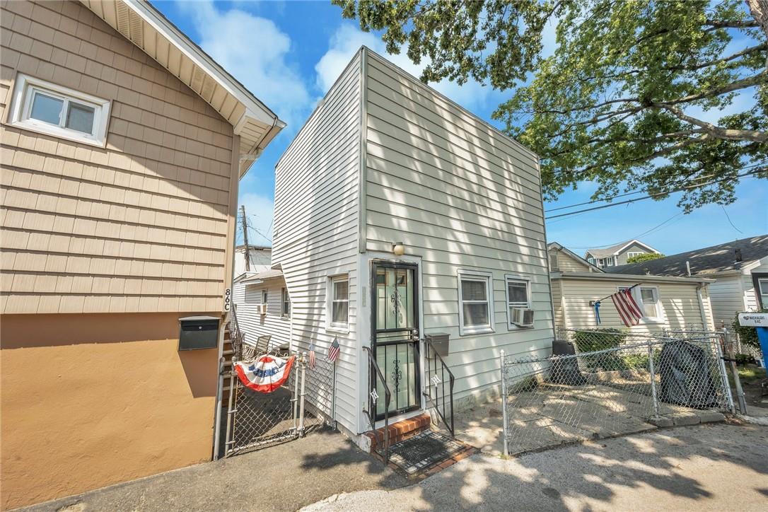a view of a house with a patio