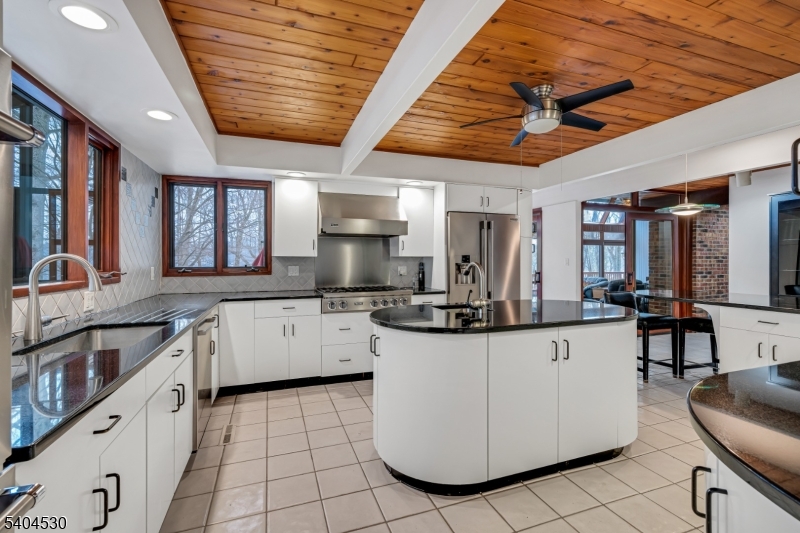 39 Woodland Road Morristown, NJ 07960 - Photo 10 of 34 a kitchen with stainless steel appliances granite countertop a sink and cabinets