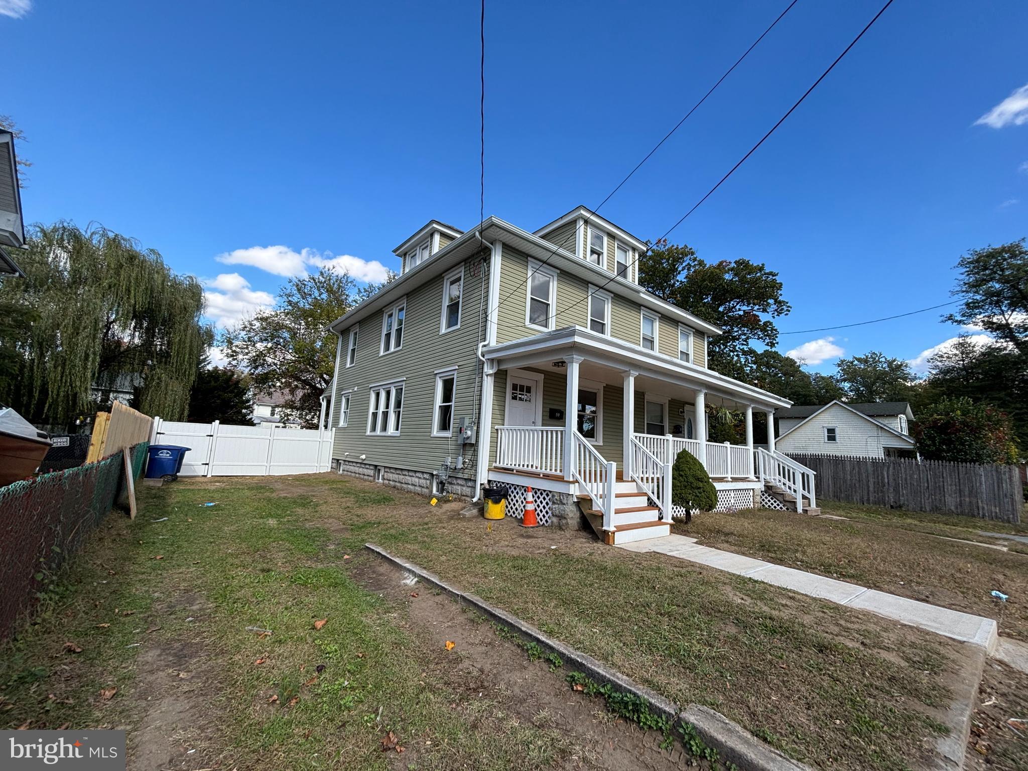 59 Pine Street Beverly, NJ 08010 - Photo 23 of 25 a view of a house with a big yard