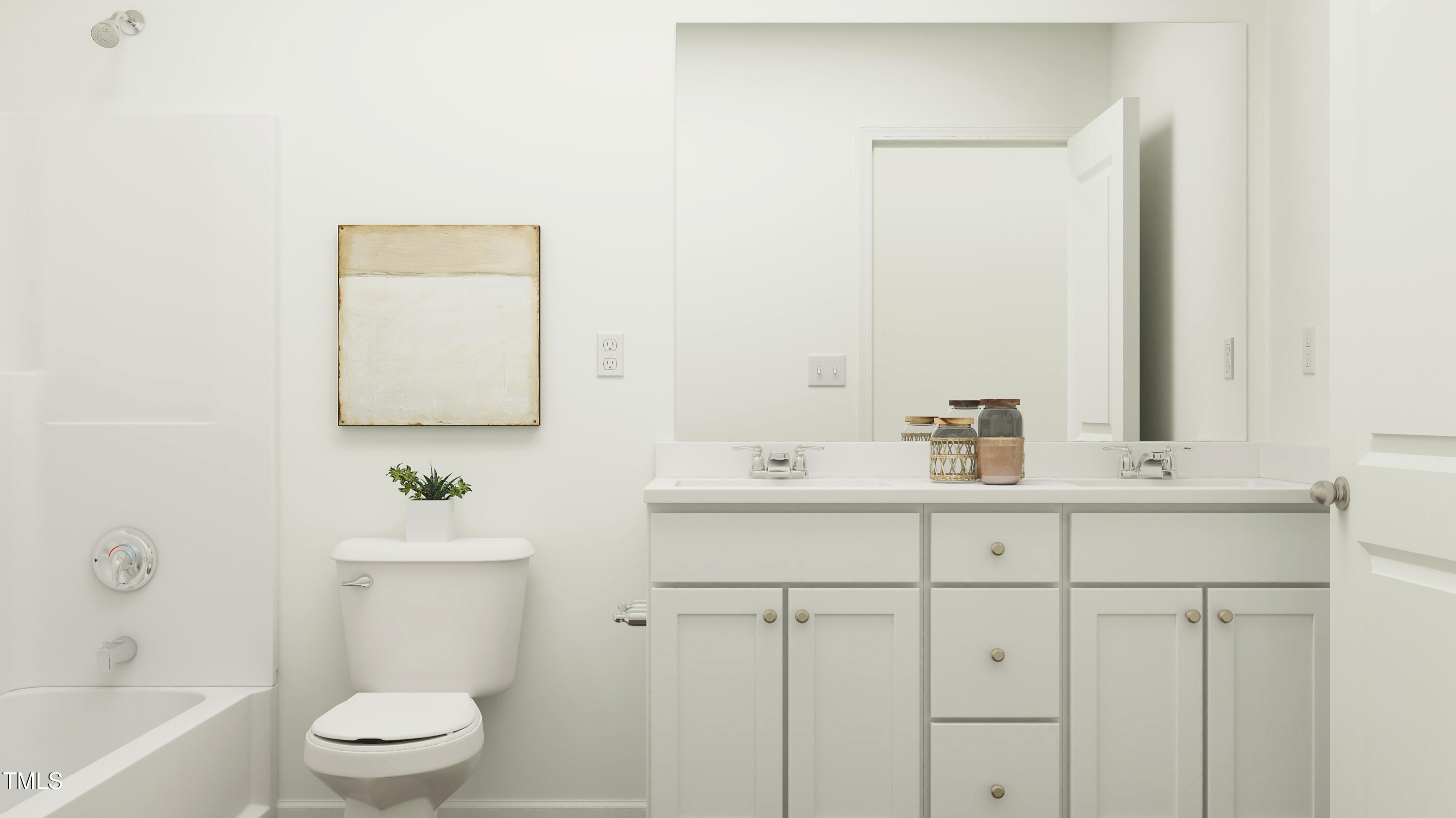 66 Digging Time Avenue Princeton, NC 27569 - Photo 23 of 47 a bathroom with a sink a toilet and mirror