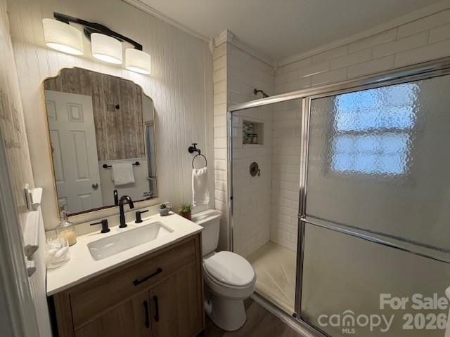 614 North Rhyne Street Gastonia, NC 28054 - Photo 17 of 29 a bathroom with a sink toilet and shower