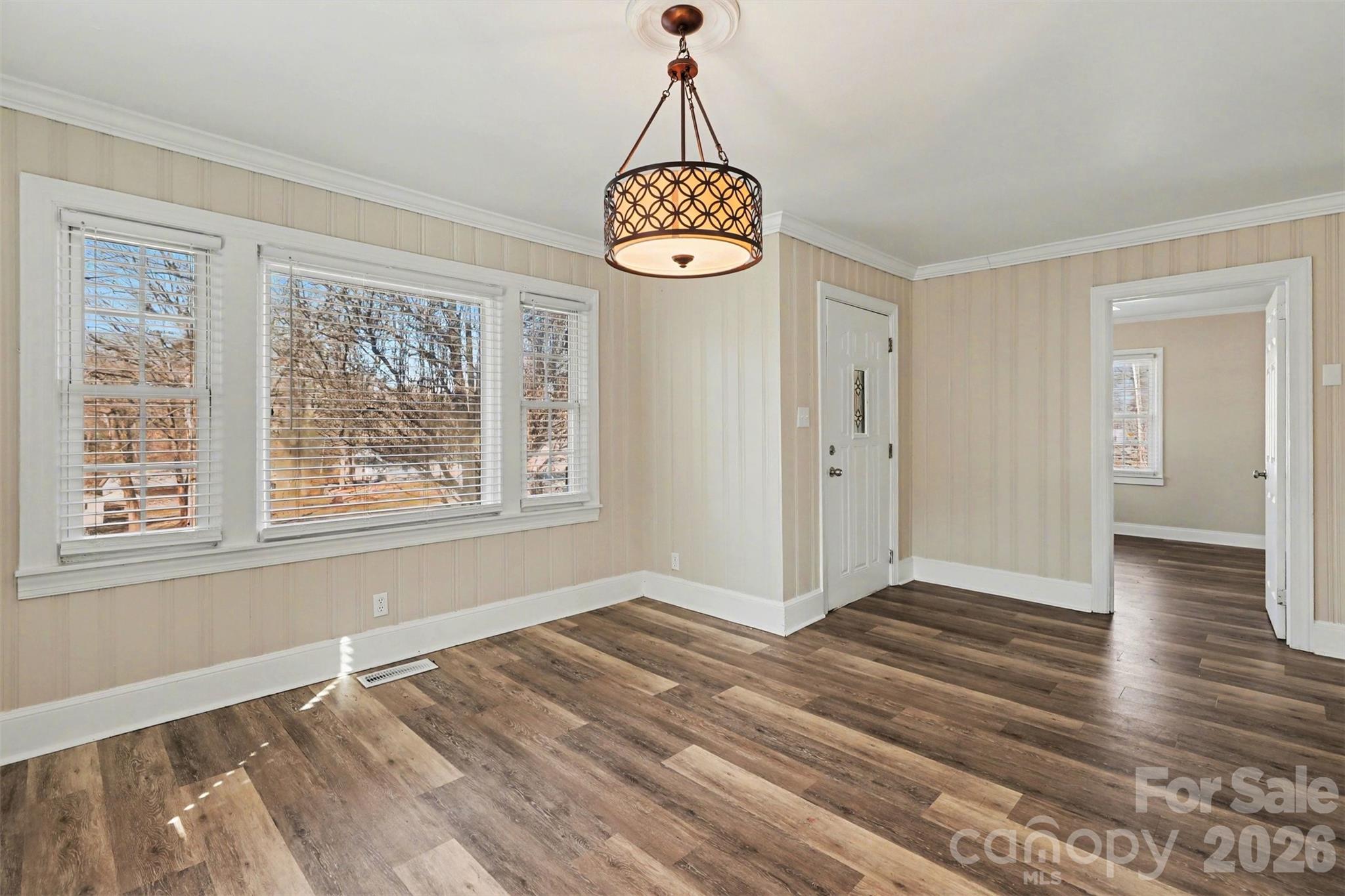 614 North Rhyne Street Gastonia, NC 28054 - Photo 6 of 29 a view of an entryway with wooden floor