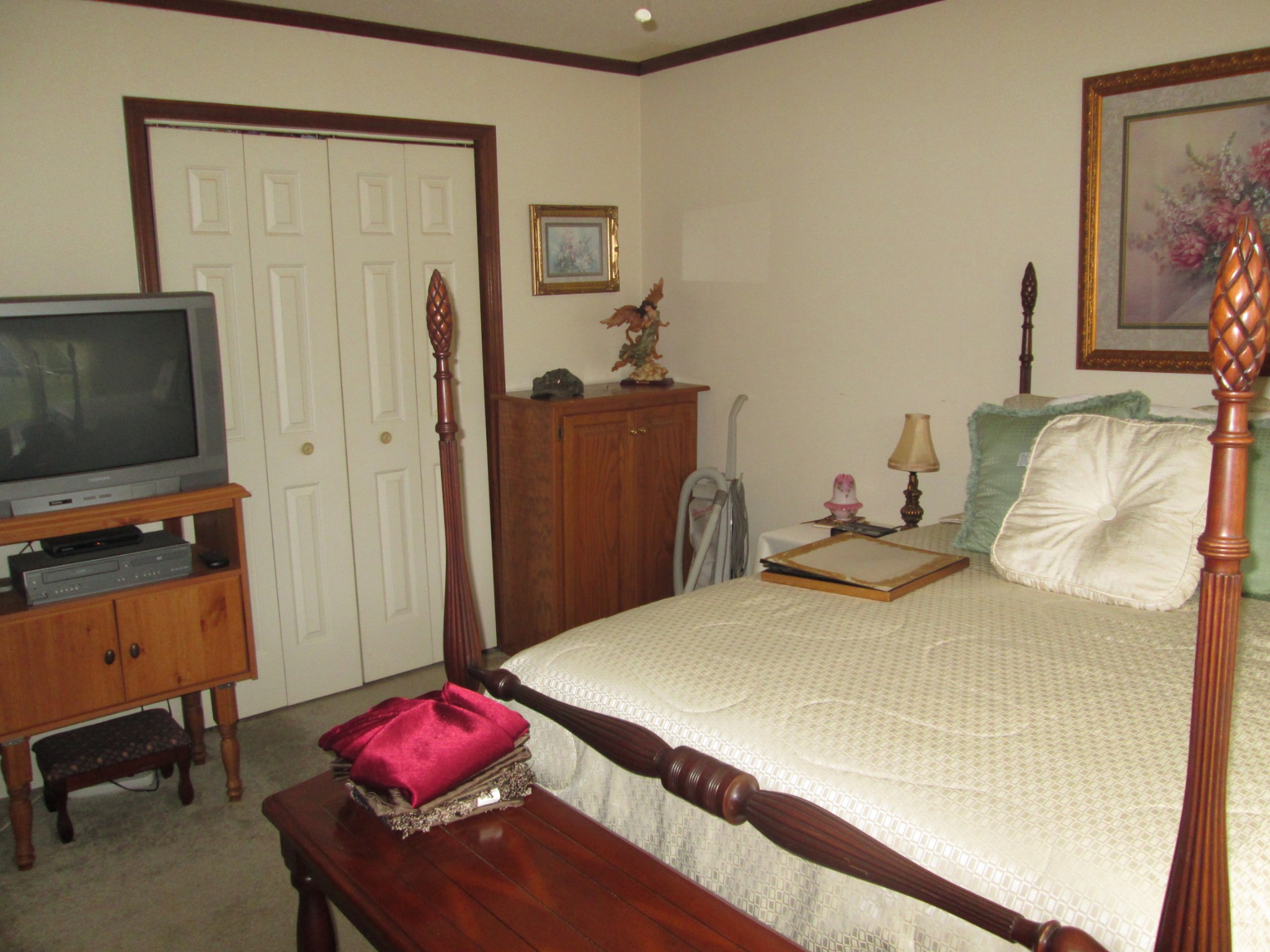 2300 Callis Road Lebanon, TN 37090 - Photo 12 of 21 a bedroom with a bed and a flat screen tv
