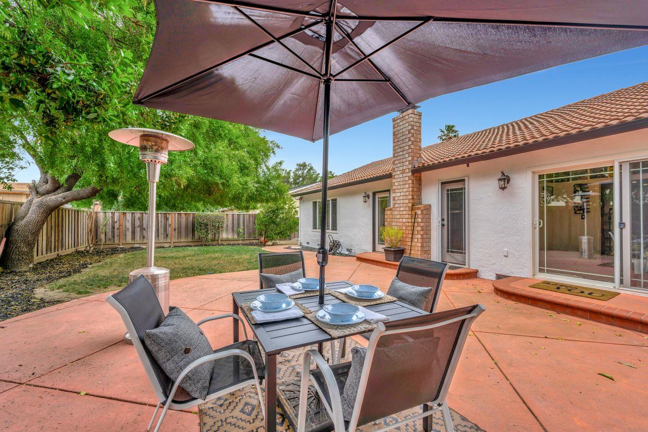 470 Corte Cabanil Morgan Hill, CA 95037 - Photo 39 of 41 a view of backyard of house with seating space