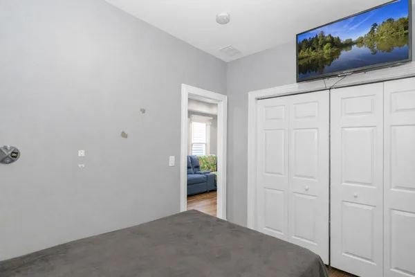 wooden floor in an empty room