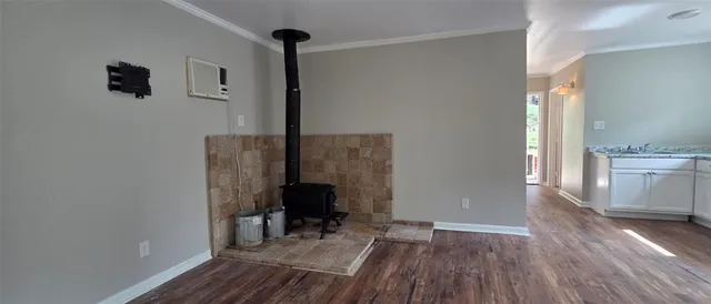 a dining room with table and chairs