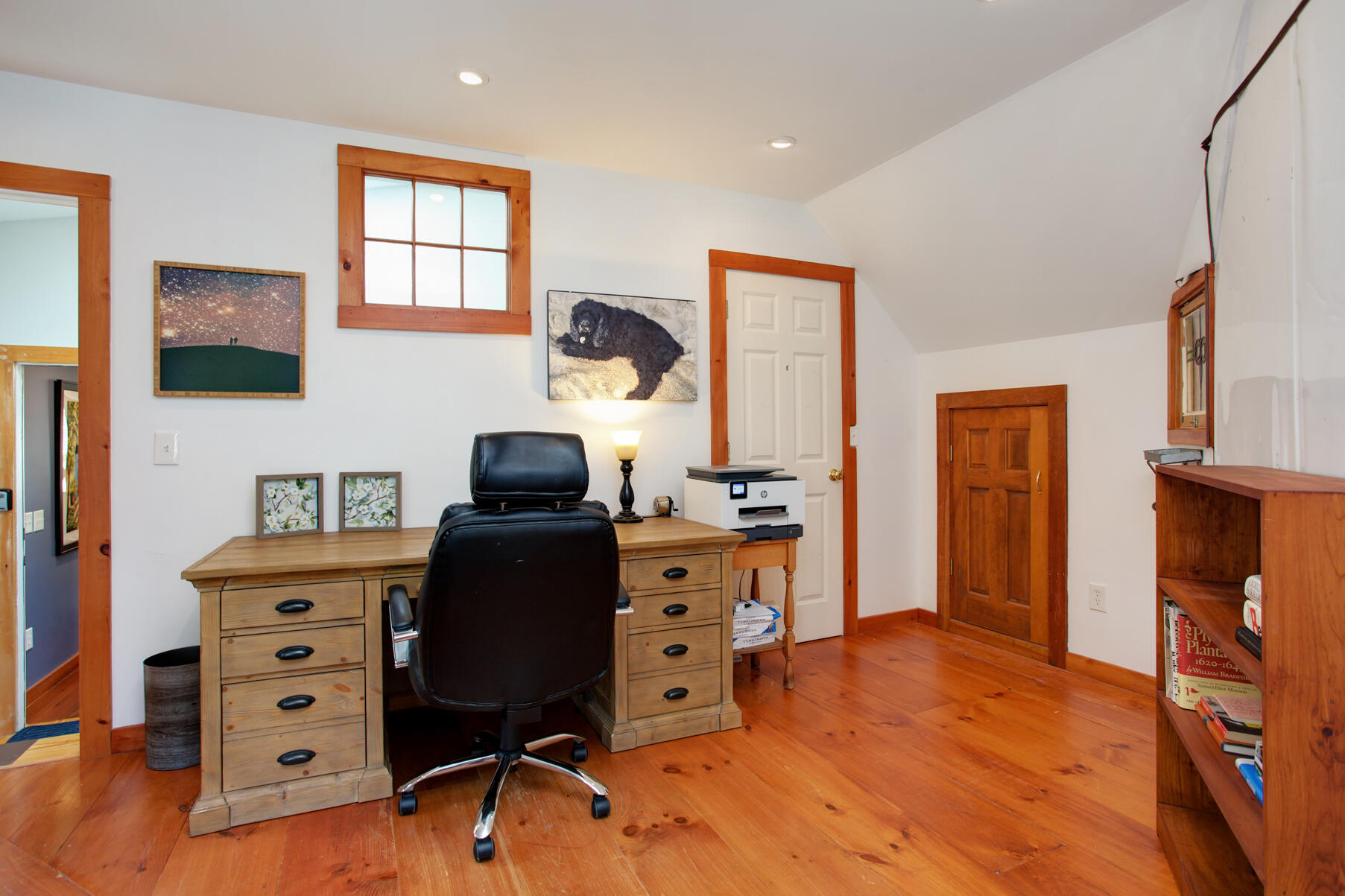 21 5 Corners Road Centerville, MA 02632 - Photo 21 of 38 a view of a workspace with furniture and a window