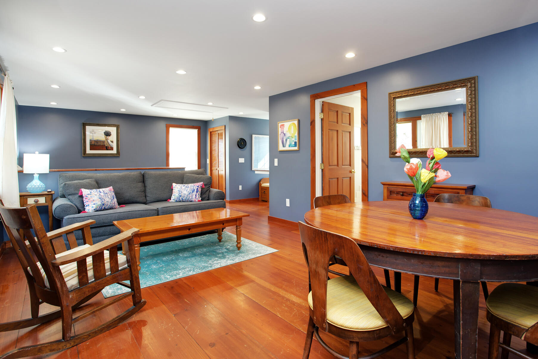 21 5 Corners Road Centerville, MA 02632 - Photo 32 of 38 a view of a dining room with furniture window and wooden floor