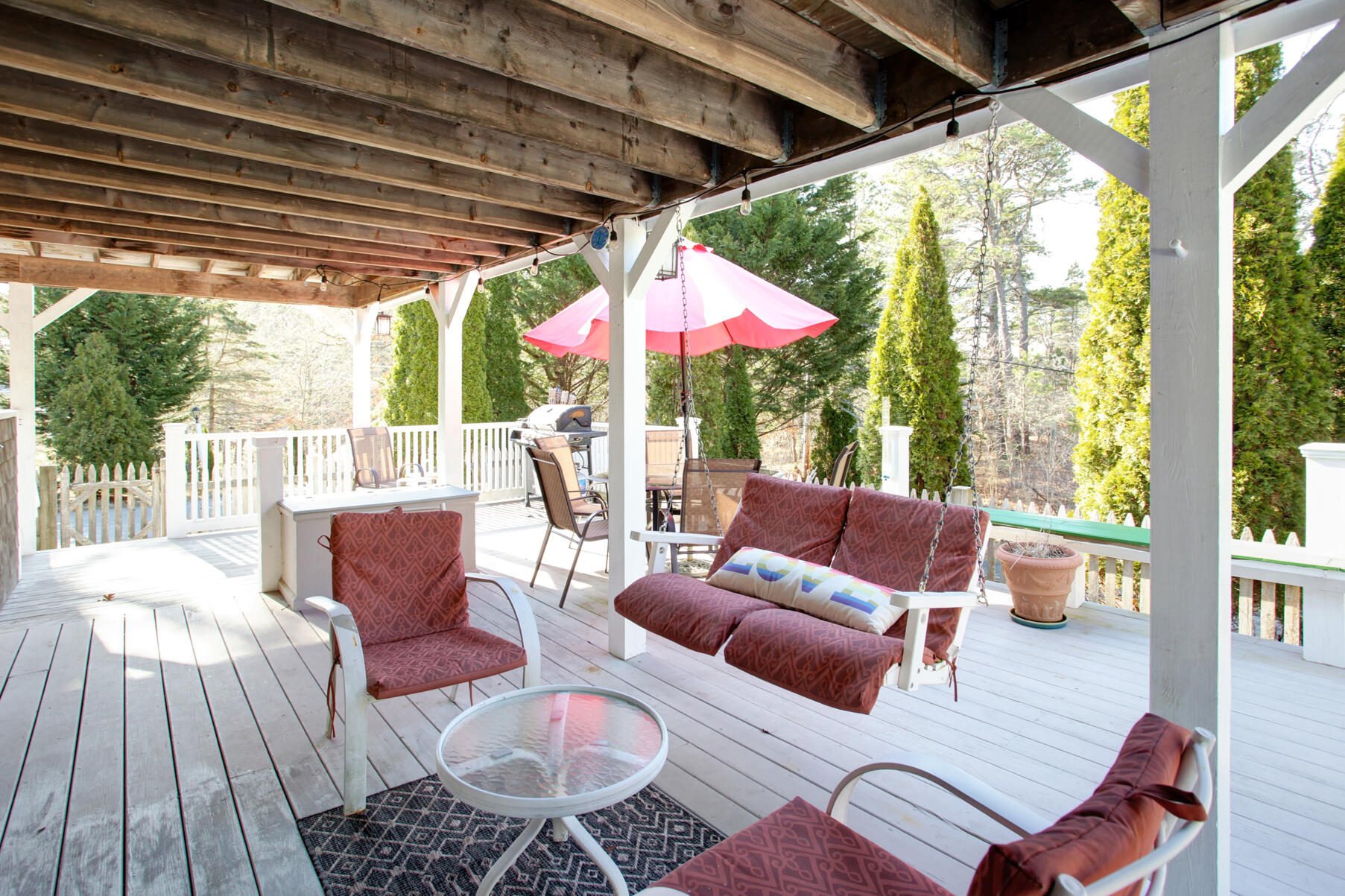 21 5 Corners Road Centerville, MA 02632 - Photo 36 of 38 a outdoor living space with patio furniture and garden view