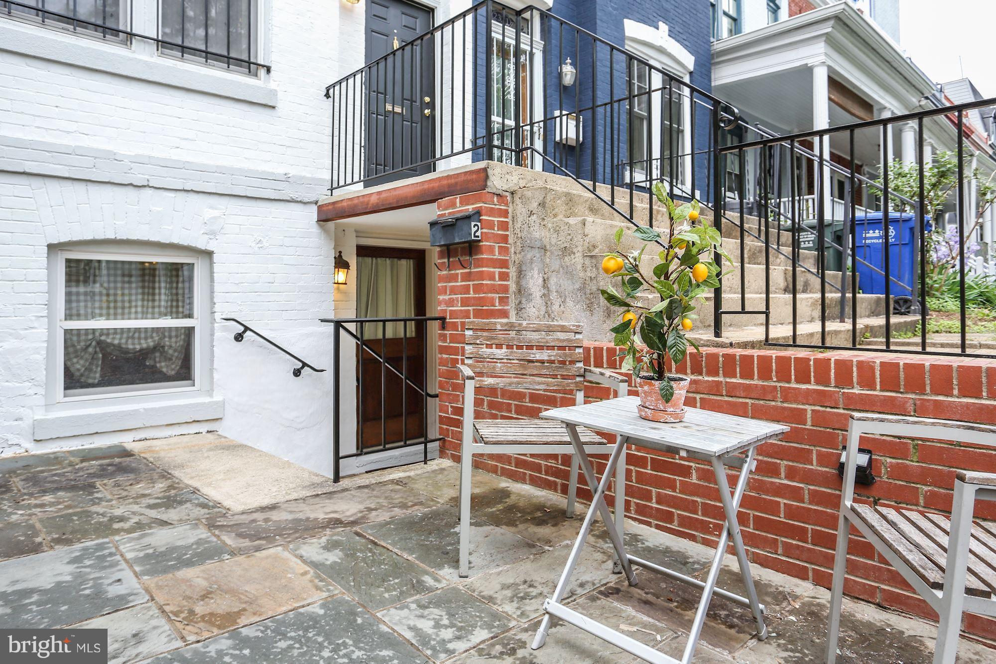 2323 Ontario Road Northwest, Unit 2 Washington, DC 20009 - Photo 8 of 13 Spacious front patio