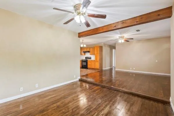 wooden floor in an empty room