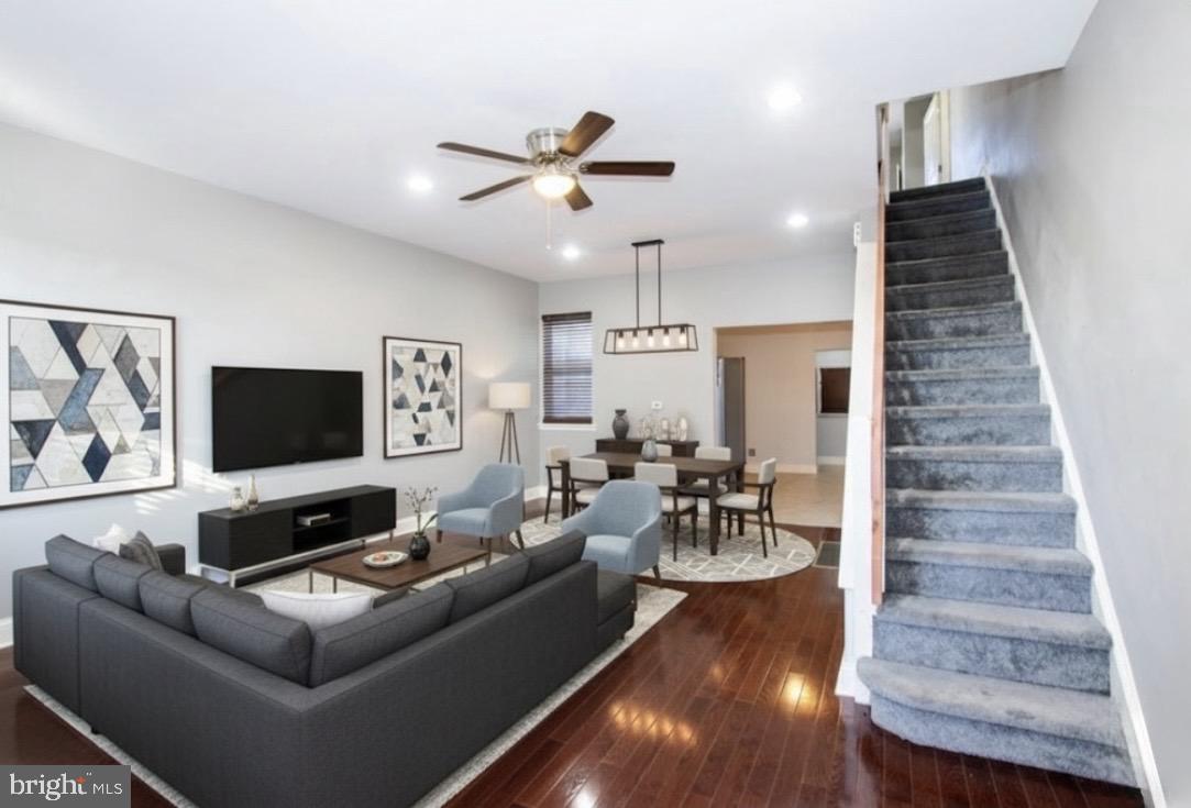 2707 Morris Street Philadelphia, PA 19145 - Photo 3 of 26 a living room with furniture and a flat screen tv