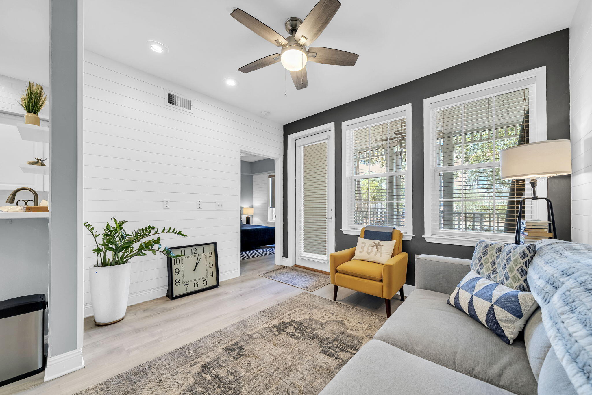 117 Village Boulevard, Unit 711 Santa Rosa Beach, FL 32459 - Photo 11 of 47 a living room with furniture and a large window