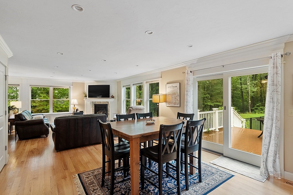 24 Little Turnpike Road Shirley, MA 01464 - Photo 34 of 42 a view of a dining room with furniture window and wooden floor