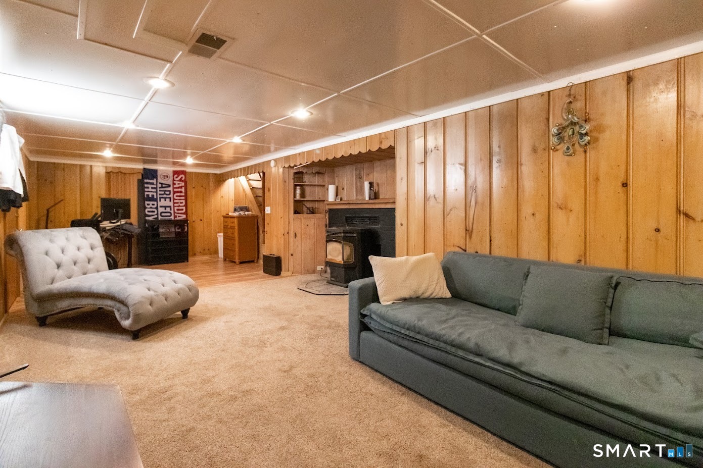 763 North Street Suffield, CT 06078 - Photo 36 of 40 a living room with furniture and a couch