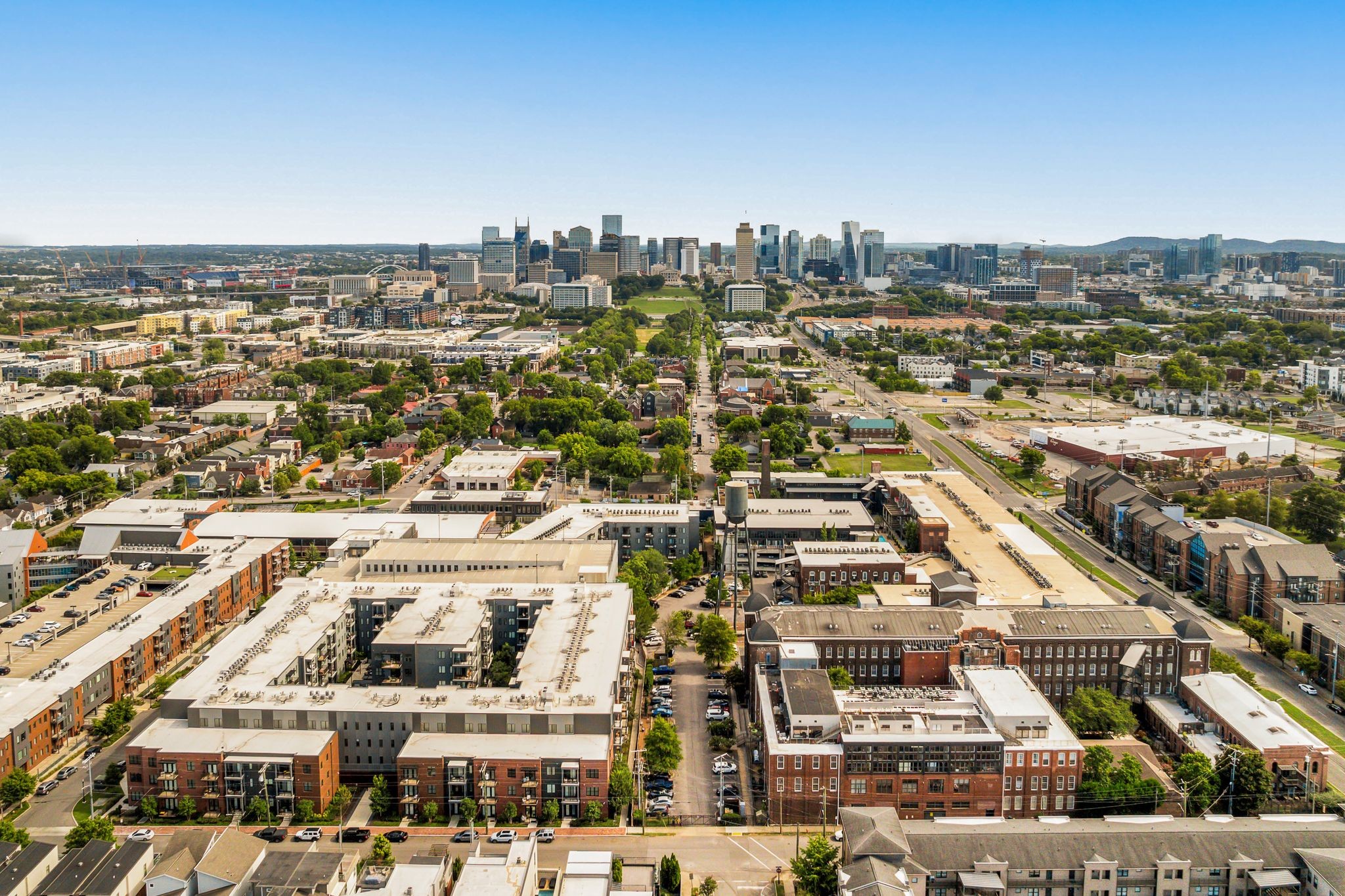 1350 Rosa L Parks Boulevard, Unit 463 Nashville, TN 37208 - Photo 40 of 44 an aerial view of a city