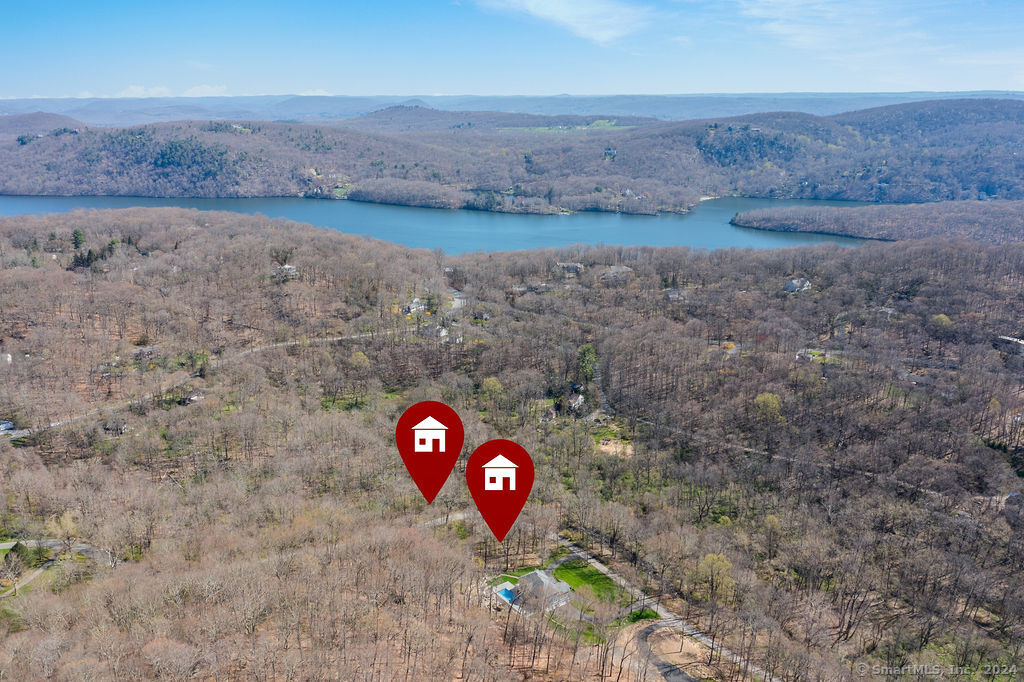 a view of a outdoor space with mountain view