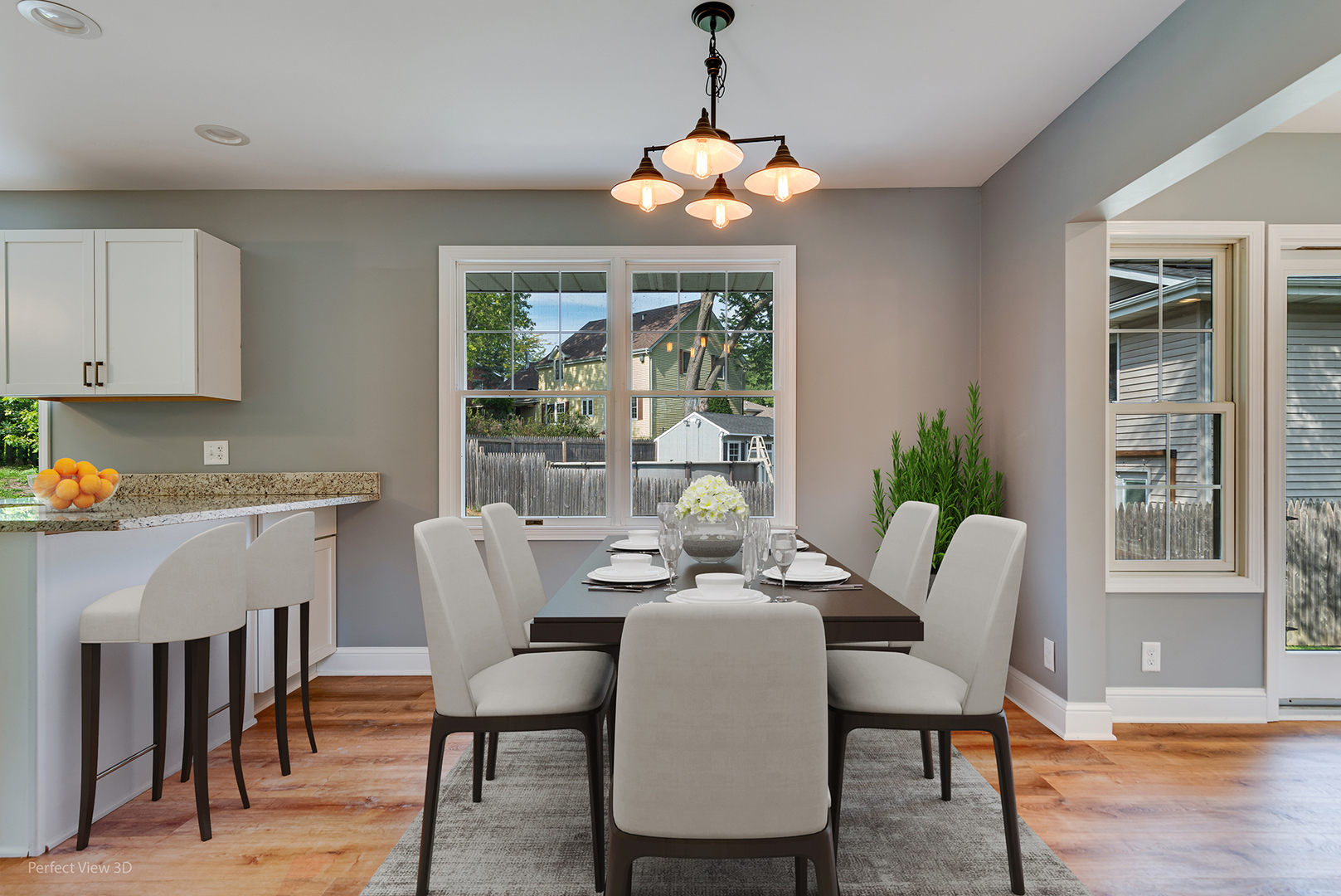 102 Hickory Lane Morris, IL 60450 - Photo 10 of 33 a view of a dining room with furniture window and wooden floor