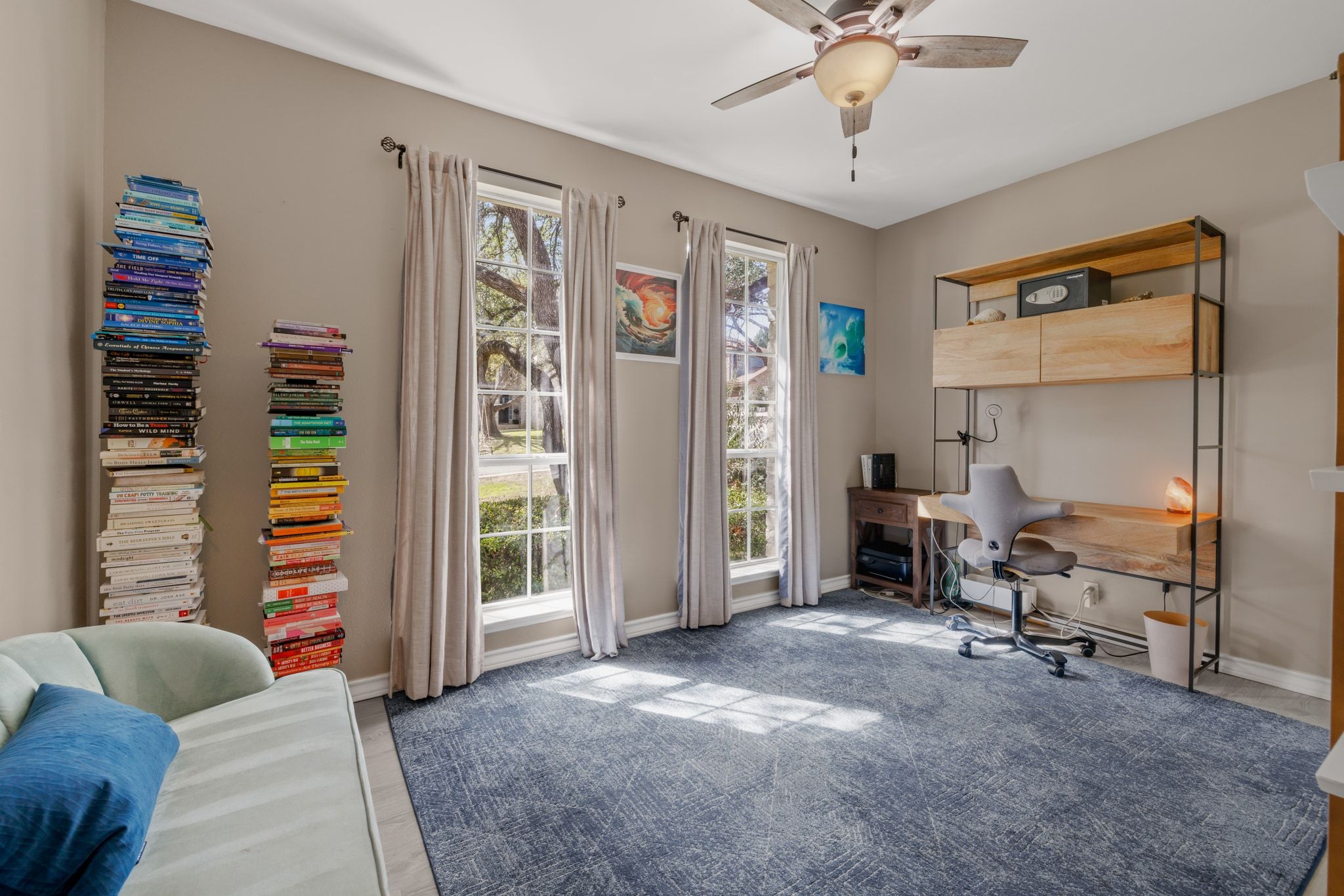 208 Sailors Run Lakeway, TX 78734 - Photo 16 of 40 The second bedroom is located at the front of the home and could be utilized as a home office.