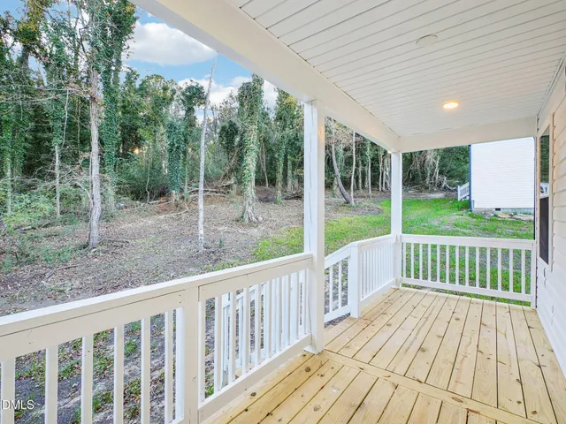 a view of front door of house