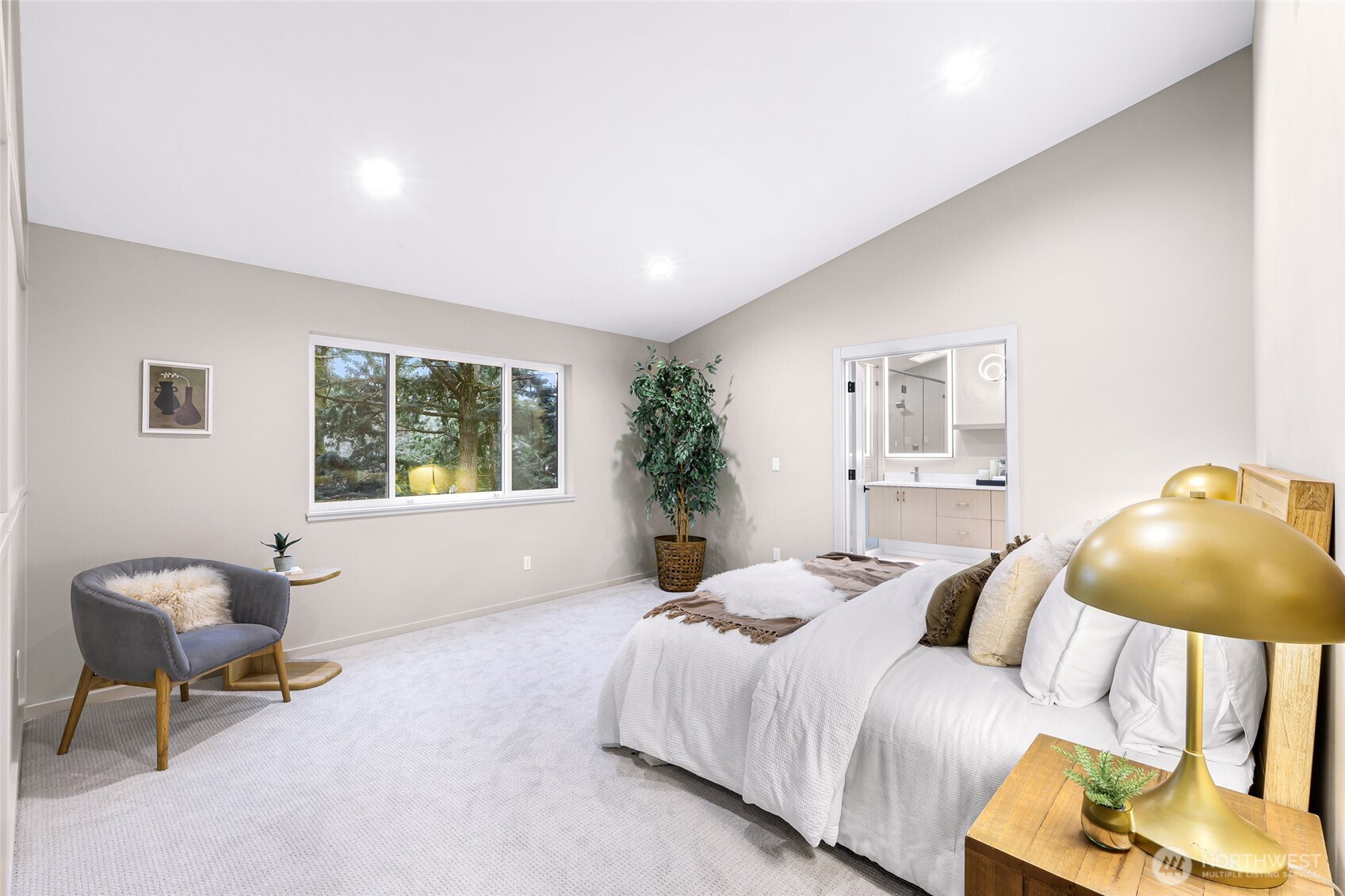 404 Willow Rd Place Bellingham, WA 98225 - Photo 12 of 40 a bedroom with a bed chair and window