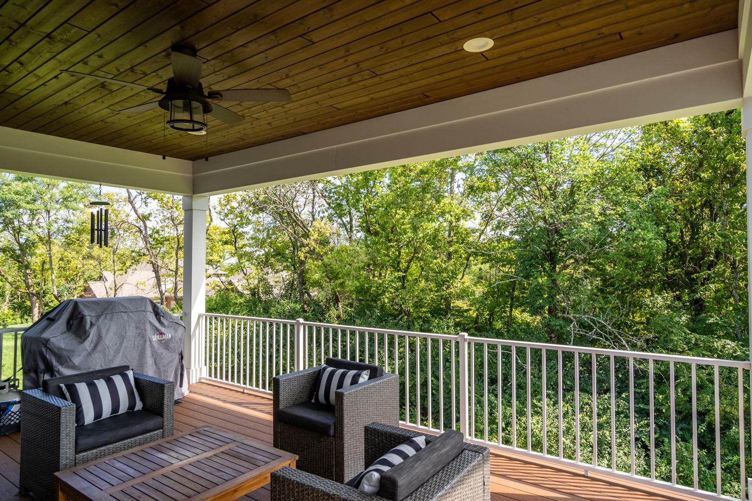 795 Madison Ridge Road Lawrenceburg, IN 47025 - Photo 20 of 68 Wooded views from covered porch