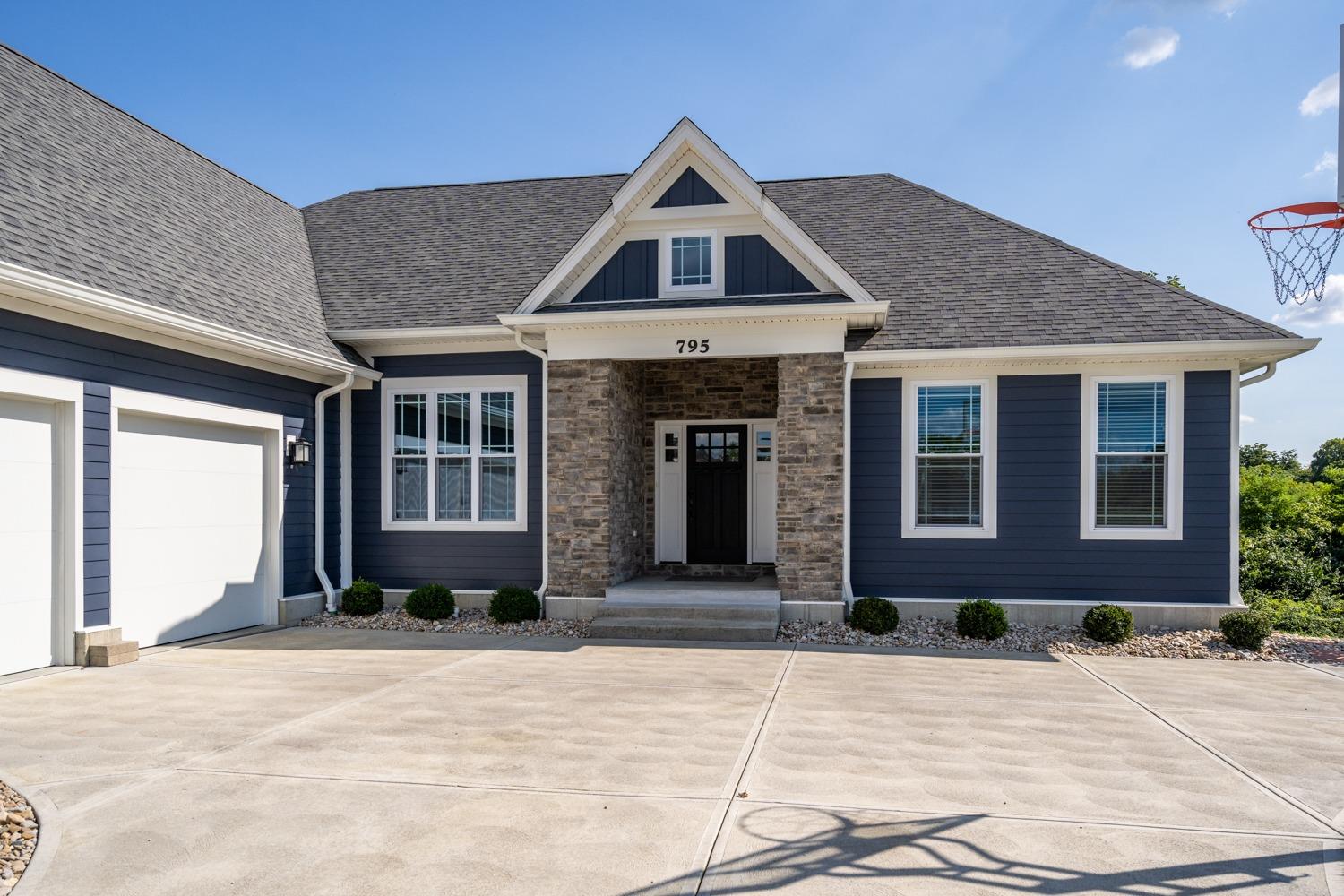 795 Madison Ridge Road Lawrenceburg, IN 47025 - Photo 2 of 68 Stone accents in front