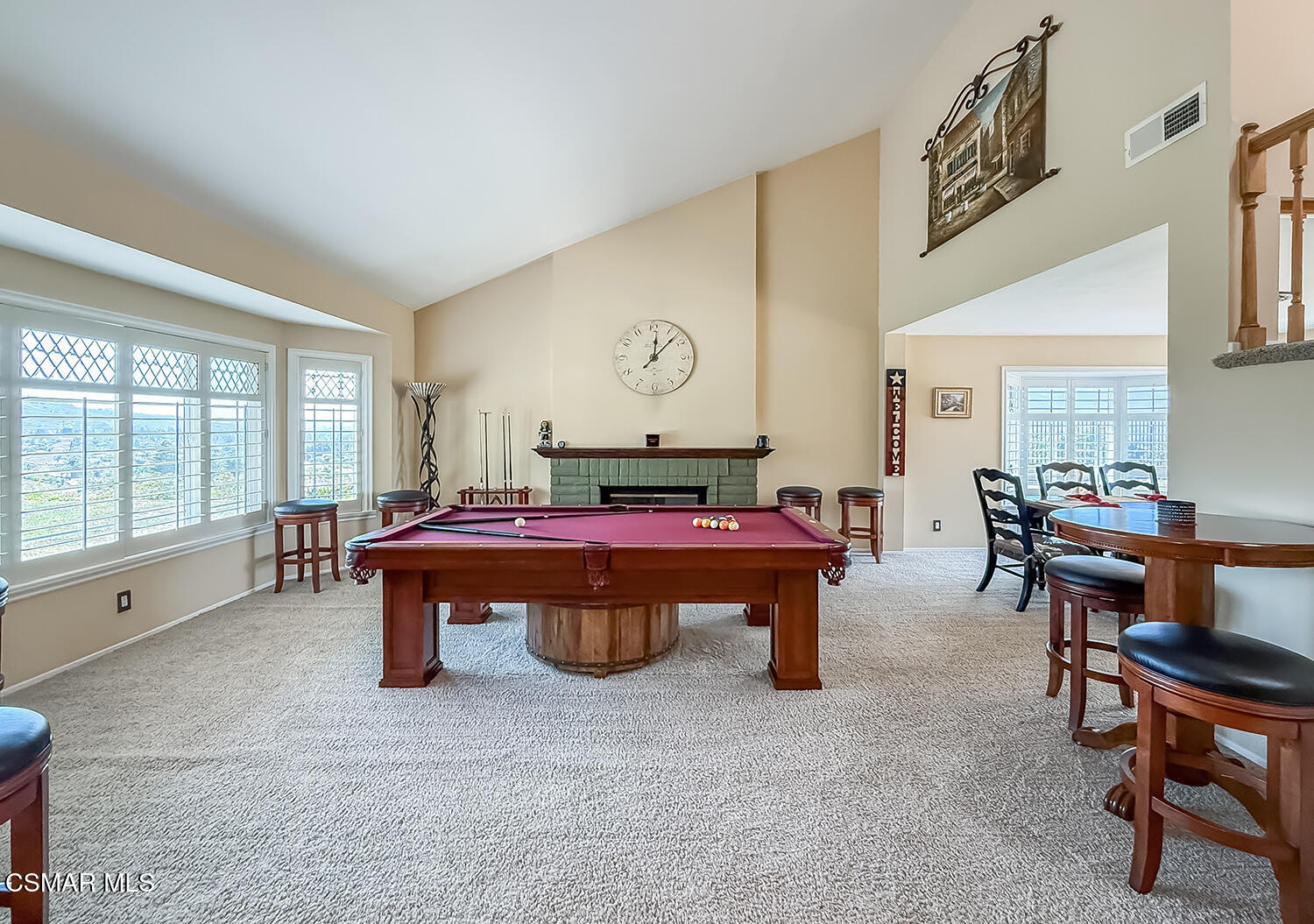 13749 Gunsmoke Road Moorpark, CA 93021 - Photo 11 of 61 a room with furniture pool table and windows