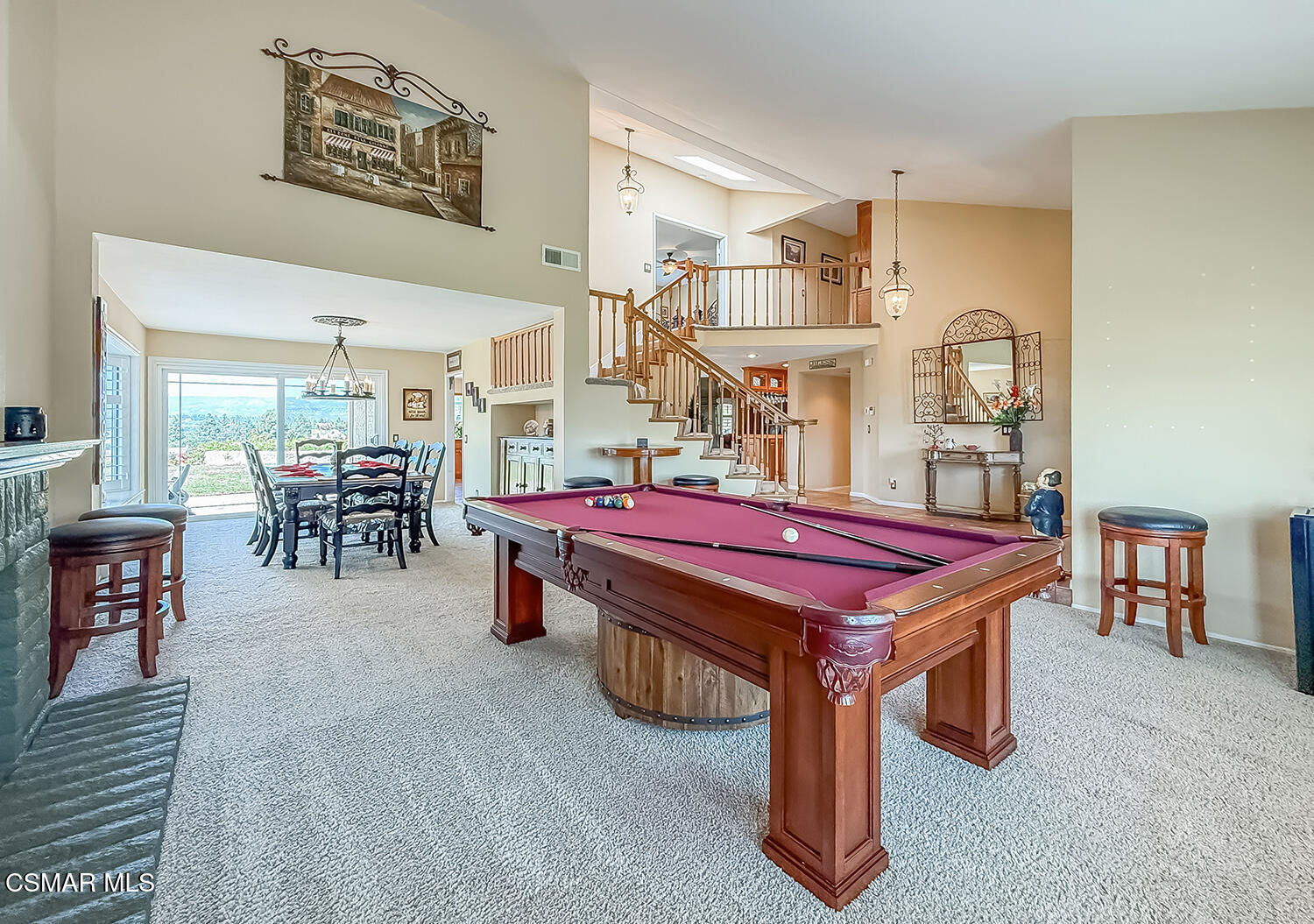 13749 Gunsmoke Road Moorpark, CA 93021 - Photo 14 of 61 a room with furniture pool table and windows