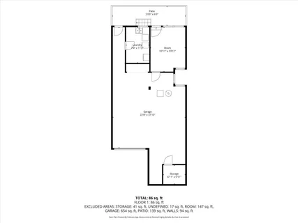 a picture of a floor plan