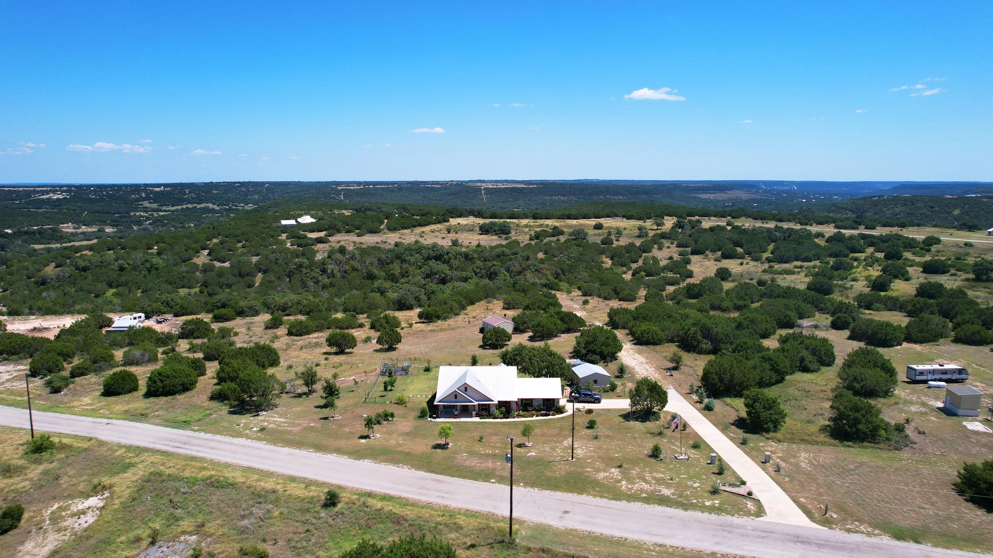 560 Saddle Ridge Drive Bertram, TX 78605 - Photo 23 of 27 a view of a ocean from a balcony