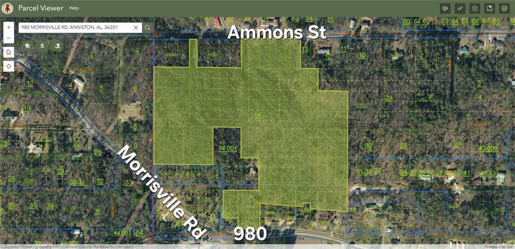 a aerial view of a residential houses