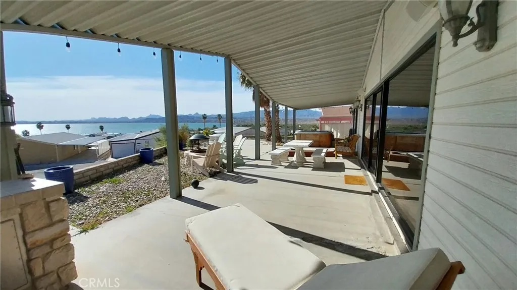 205 Thunderbird Lane, Unit 2 Needles, CA 92363 - Photo 38 of 71 a view of swimming pool with seating area